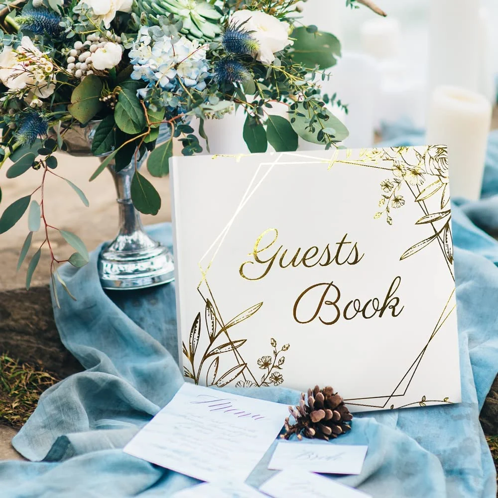 Customized Funeral Guest Memory Book Guestbook Wedding Guest Book